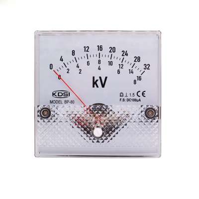 Hot Selling Good Quality  BP-80 DC100uA 8-16-32kV panel dc analog current kilovoltmeter