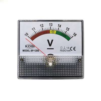 High quality professional BP-120S DC1mA 10-16V analog dc solar panel charger meter