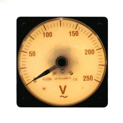 Easy installation Marine meter LS-110AC250V backlighting analog  ac panel mount voltmeter