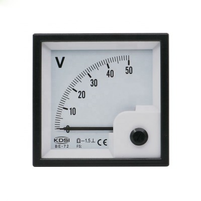 Portable precise BE-72 DC50V analog panel analog dc voltmeter