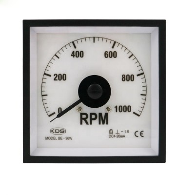 Hot Selling Good Quality BE-96W DC4-20mA 1000rpm backlighting analog panel marine tachometer