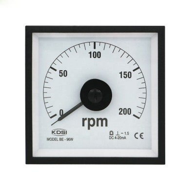 Portable precise BE-96W DC4-20mA 200rpm analog panel industrial tachometer