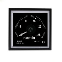 Original manufacturer high Quality BE-96W DC1mA 25x100min black background analog panel marine tachometer