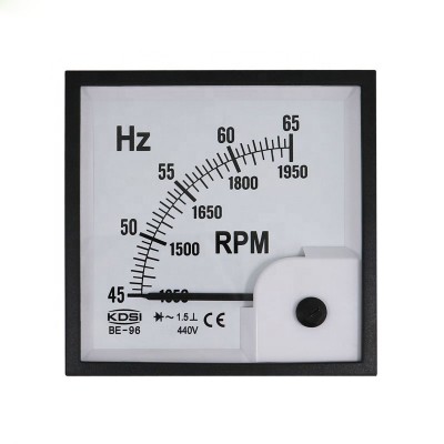 Safe to operate  BE-96 45-65Hz+rpm 440V  analog panel electronic Hz rpm meter