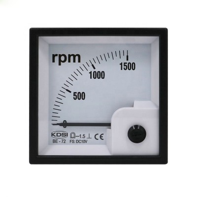 KDSI electronic apparatus BE-72 RPM meter DC10V 1500RPM analog panel engine rpm tachometer