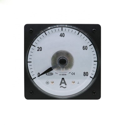 China Supplier LS-110 AC80/5A wide angle panel ac current electric meter analog