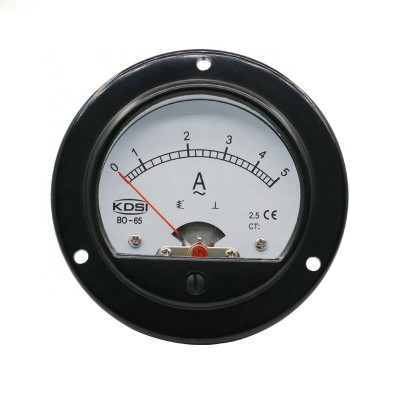 Classical BO-65 AC5A direct ac analog round panel amp meter