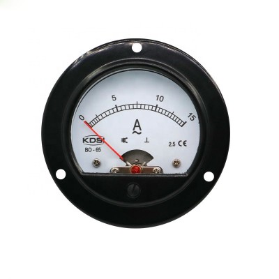 Hot sales BO-65 AC15A direct round type ac analog panel amp meter