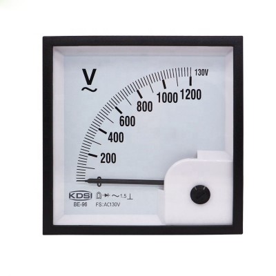 Easy operation BE-96 AC130V 1200V rectifier analog ac panel voltage meter