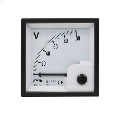 CE certificate BE-72 DC100V analog dc panel voltage meter