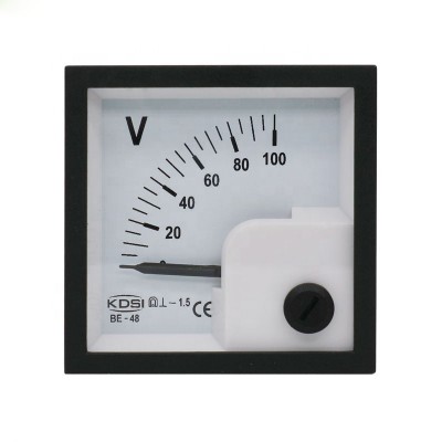 CE Approved BE-48 DC100V panel analog dc small voltmeter