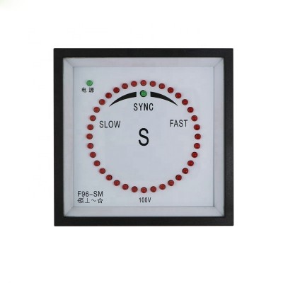 High quality professional F96-SM 100V Sync Pulse Type panel LED generator synchroscope