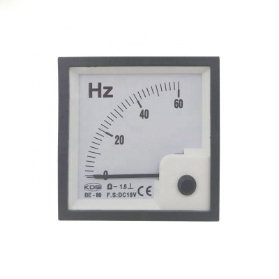 KDSI CE certificate BE-80 DC10V 60HZ analog voltage frequency meter