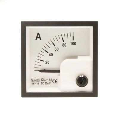 BE-48 48*48 DC Ammeter DC50mV 100A high precision panel meter