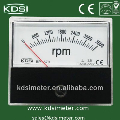 BP-670 3600rpm analog meter tachometer rpm