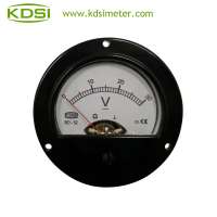 Round type New design BO-52 DC30V panel analog dc voltmeter