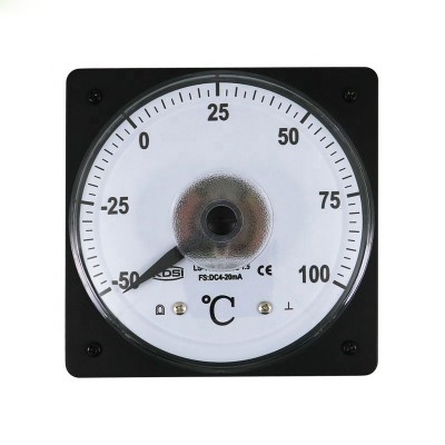 Factory direct sales  LS-110 4-20mA 100C panel analog high temperature meter with 4-20mA output