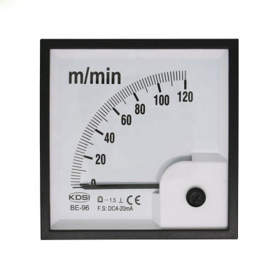 Hot Selling Good Quality  BE-96 DC4-20mA 120m/min analog panel amp speed meter