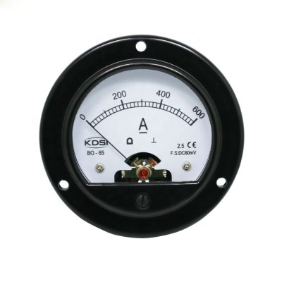 Classical  BO-65 DC60mV 600A round analog panel meter