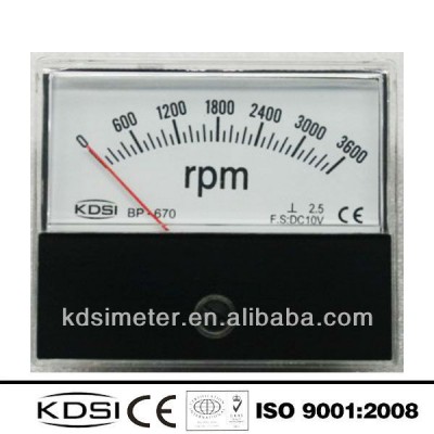 BP-670 3600rpm analog meter tachometer part