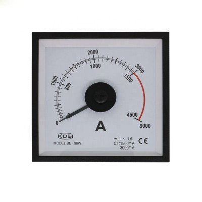 Wide angle marine type new design BE-96W AC1500-3000/1A 3times analog amp marine instrument panel