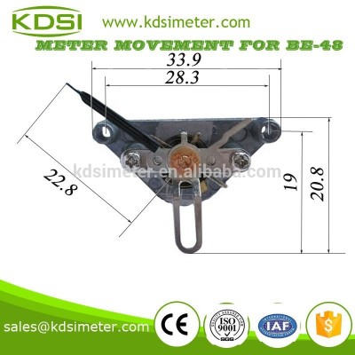 BE-48/72/96 analog moving coil meter movement in current voltage meter