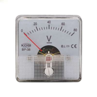 Hot Selling Good Quality  BP-38 DC80V  analog dc panel  small voltmeter