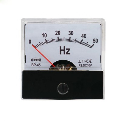 High quality professional BP-45 DC10V 50Hz analog voltage frequency panel meter